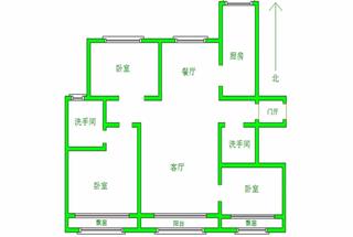 3室2厅2卫  144平米